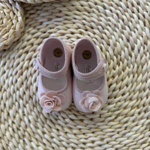 Ballerine Ambarabà rosa con fiore