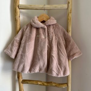 Cappotto in pelliccia rosa Mac Ilusion