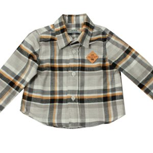 Camicia a quadri Dr.Kid grigia