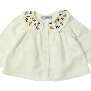 Camicia bianca con fiorellini Dr. Kid