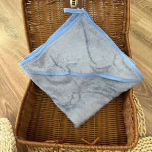 Triangolo bagnetto celeste Nannafrùfrù