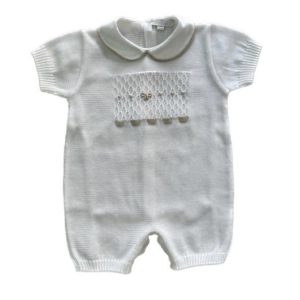 Tutina Corta Bianca e Tortora Primodì