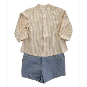Completo due pezzi camicia e bermuda Marta y Paula