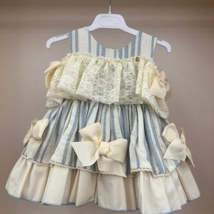 Abito Meriche Panna Celeste