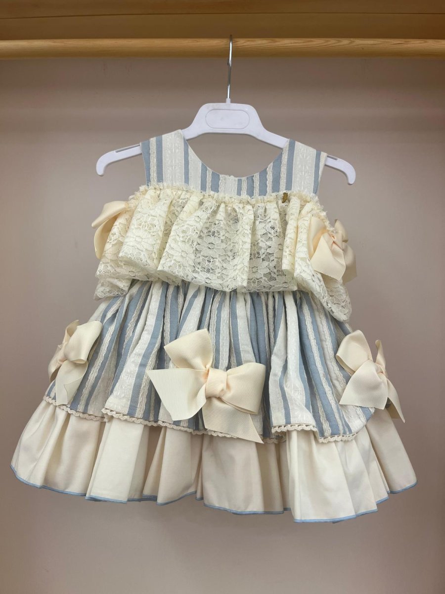 Abito Meriche Panna Celeste