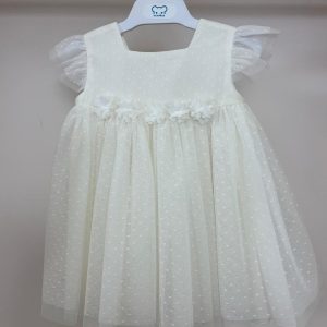 Abito bianco con fiori GranLei