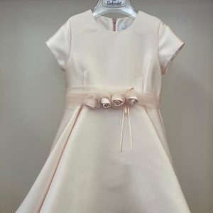 Abito rosa con roselline Ambarabà