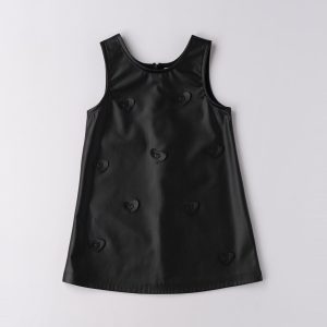 Vestito in pelle con cuori