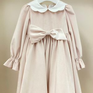 Abito rosa velluto Ambarabà