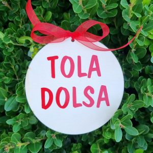 ADDOBBO NATALIZIO IN LEGNO “TOLA DOLSA”