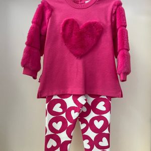 Completo 2 pezzi con cuore Agatha ruiz de la prada