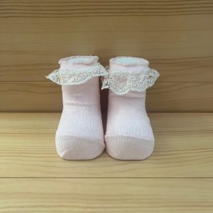 Babbucce rosa con pizzo