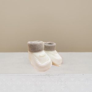 Babbucce panna e beige Ninnaoh