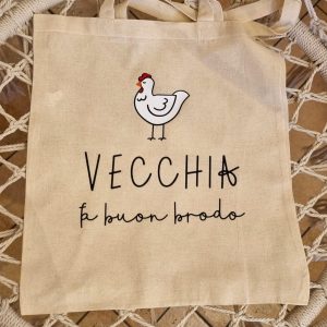 Borsa tela “Gallina vecchia”