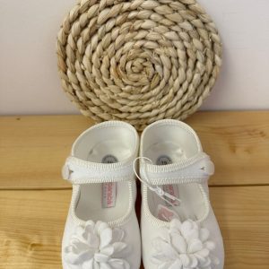 Ballerine culla panna con fiore Ambarabà