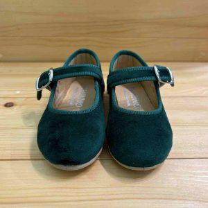 Ballerina velluto verde Panyno
