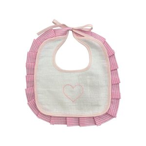 Bavetta cuore rouche rosa #MammaECicci