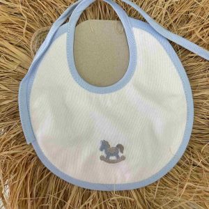 Bavetta cavalluccio a dondolo celeste