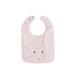 Bavetta bunny rosa Baby Gi