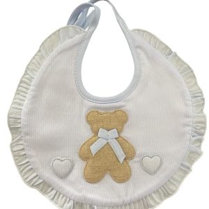 Bavetta celeste ruches cuore orso cuore