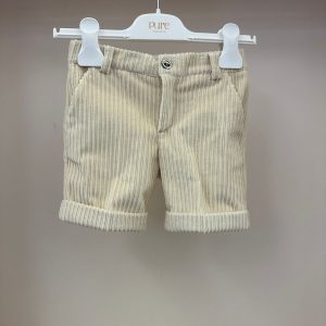 Bermuda a costine panna Pure