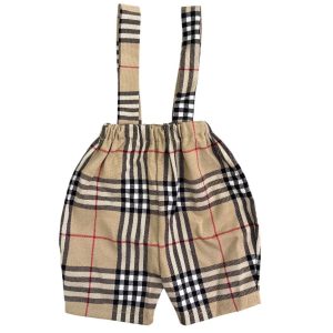 Bermuda bretelle tartan