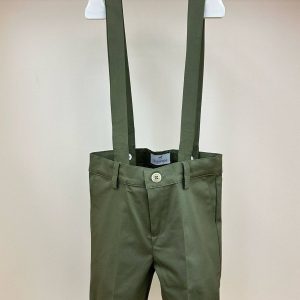 Bermuda bretelle verde Ambarabà