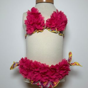 Bikini zig zag con petali Island Coco