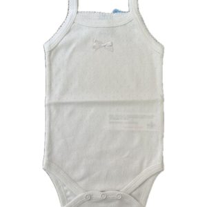 Body a bretelline bianco Sardon