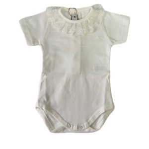 Body con colletto in pizzo Condor