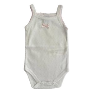 Body a bretelline rosa Sardon