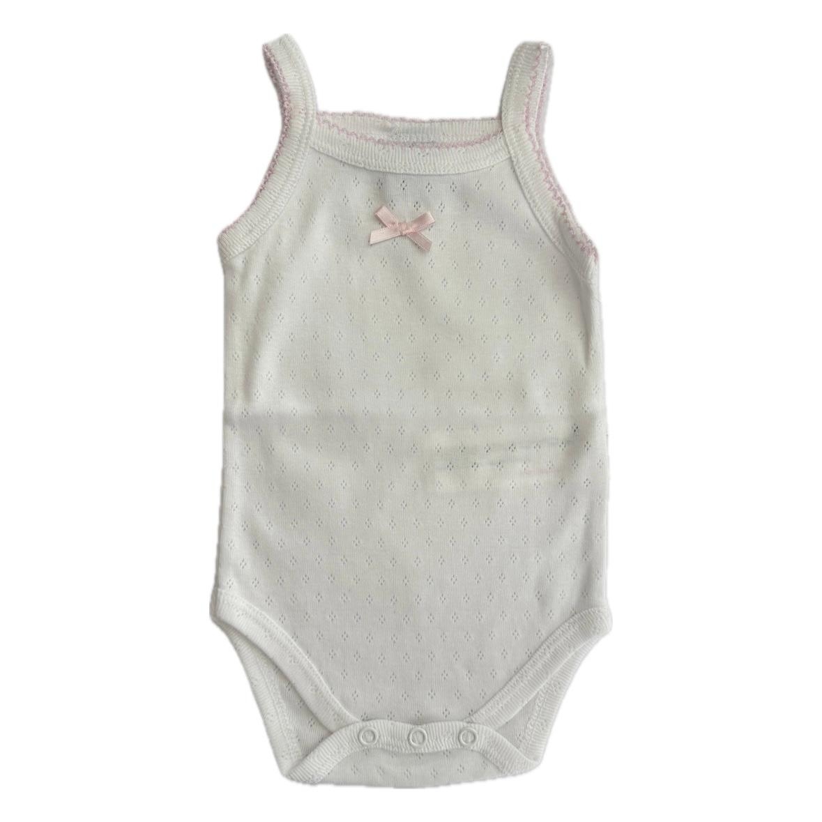 Body a bretelline rosa Sardon