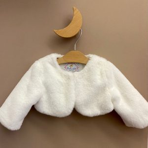 Pelliccia corta Ambarabà bianca