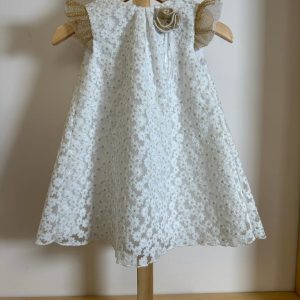 Abito da cerimonia con fiorellini