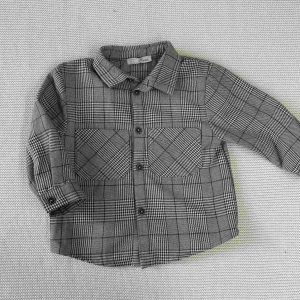 Camicia bianca e nera Principe di Galles