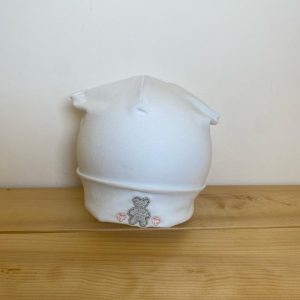 Cappellino cuore orso cuore rosa