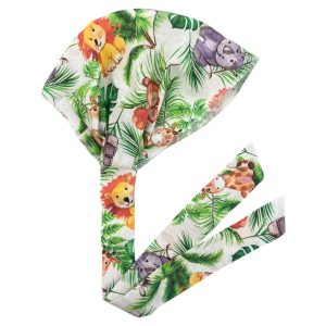 Bandana in cotone animaletti handmade