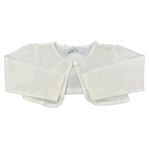 Cardigan corto bianco latte Ferretti