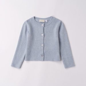 Cardigan Azzurro Melange Sarabanda
