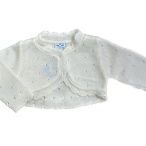 Cardigan corto traforato fiocco Sardon