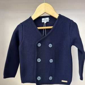 Cardigan doppiopetto blu Ambarabà