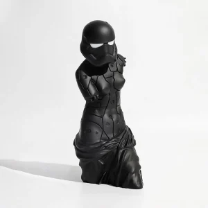 Cyberpunk Goddess Statue