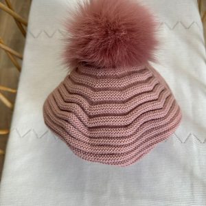 Basco con pom pom rosa Mac Ilusion