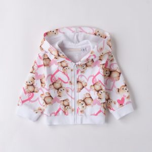 Felpa con orsetto Minibanda