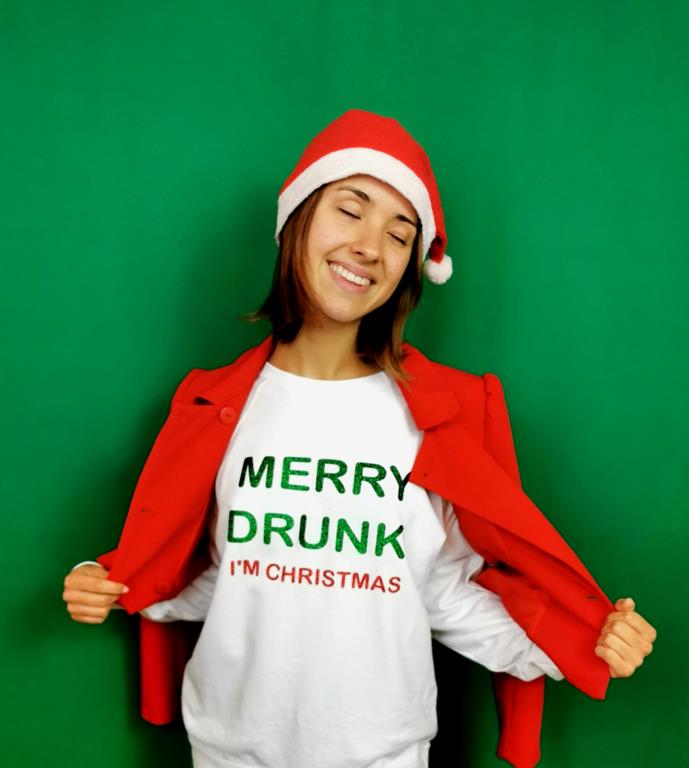 MERRY DRUNK (felpa UNISEX) - immagine 6