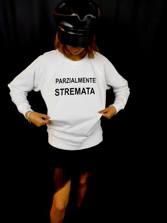 FELPA UNISEX “PARZIALMENTE STREMATA” - immagine 4