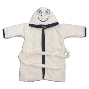 Accappatoio bianco rana FS baby