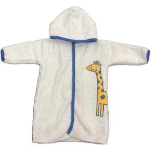 Accappatoio bianco giraffa FS baby