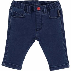 Jeans Birba bottone rosso