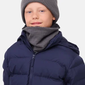 MERINOULD HALSEDISSE MED FLEECEFOR TIL BØRN